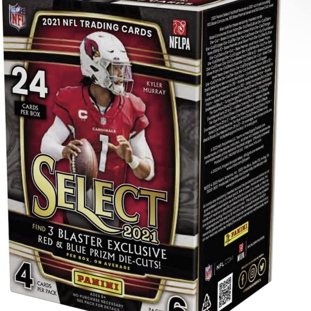 6 Packs, 4 Cards per Pack - 24 Trading Cards per Box